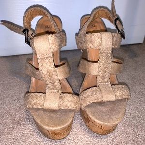 Excellent condition cork wedges